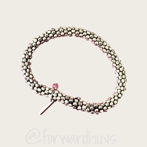 Bundle Sale 3 for $15 | Kenneth Cole | Silver Tone Stretch Bracelet - Picture 6 of 8